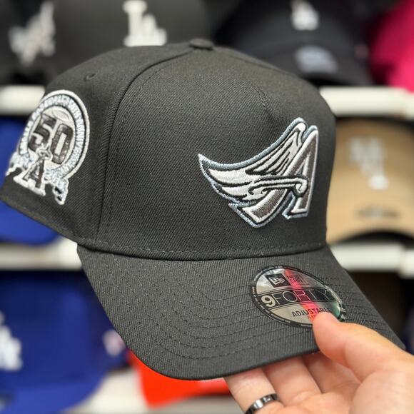 New Era Anaheim Angels '50th Anniversary' A-Frame 9FORTY Snapback - Picture 1 of 4